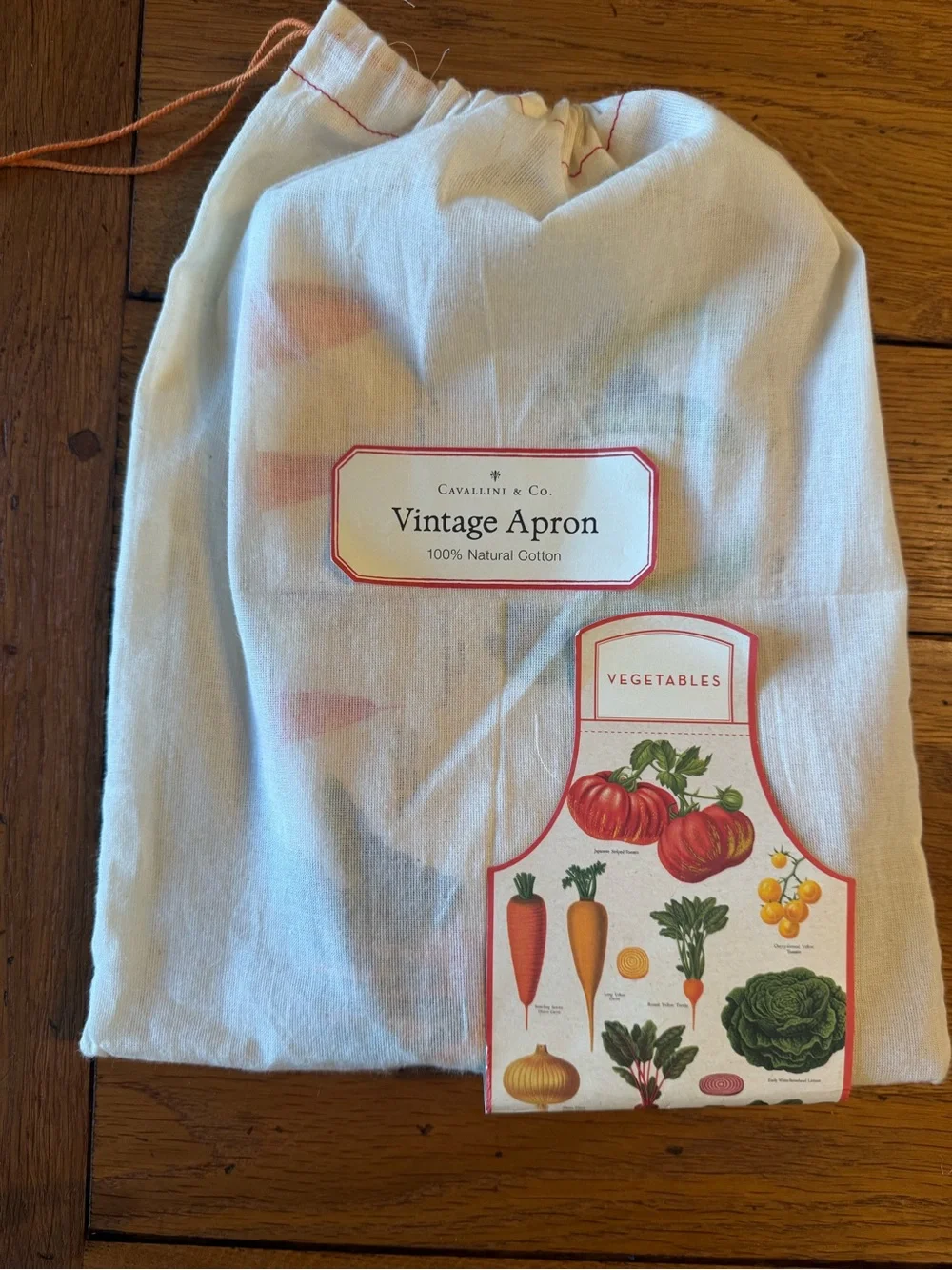 Cavallini & Co. Vegetables Kitchen Apron - New